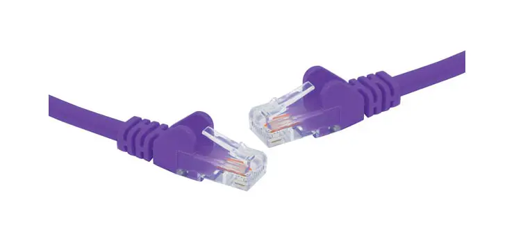 Purple 2m Cat6 Ethernet Cable