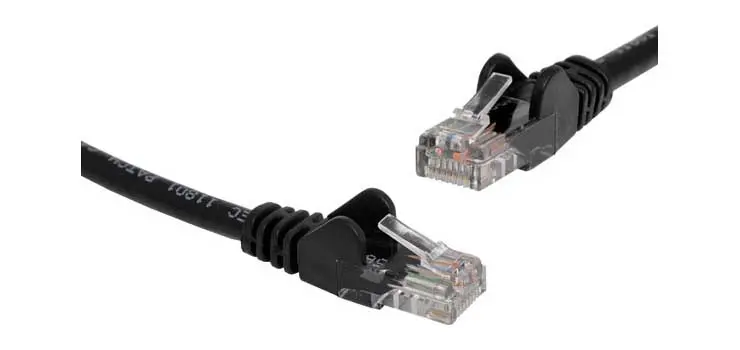 Black 5m Cat6 Ethernet Cable