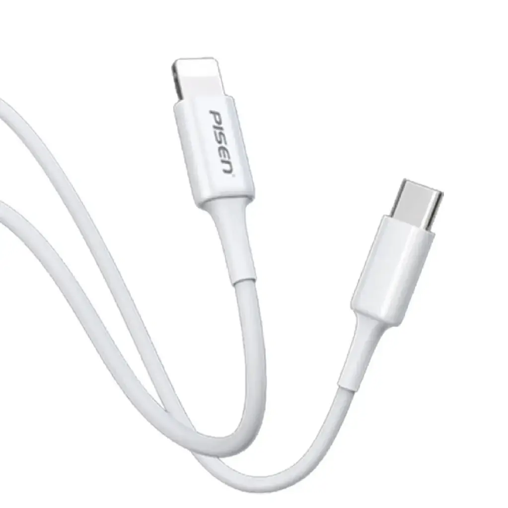 Lightning to USB-C Fast Charge Cable (1M) White - Apple iPhone/iPad/MacBook