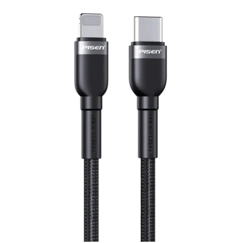Lightning to USB-C Fast Charge Cable (2M) Black - Apple iPhone/iPad