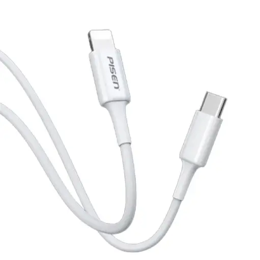 Lightning to USB-C Fast Charge Cable (1M) White - Apple iPhone/iPad/MacBook