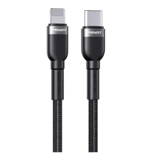 Lightning to USB-C Fast Charge Cable (2M) Black - Apple iPhone/iPad