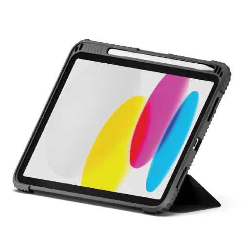 [MPA-CY5054CPWOR] Cygnett WorkMate Apple iPad (10.9") 11th Gen (A16) /iPad 10th Gen Case - Black/Charcoal (CY5054CPWOR), 360° Heavy Protection, Rugged